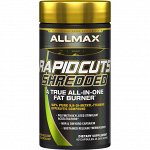 ALLMAX Nutrition, Rapidcuts Shredded, настоящий сжигатель жира все-в-одном, 90 капсул