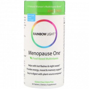 Rainbow Light, Menopause One, поливитамин на пищевой основе, 90 таблеток