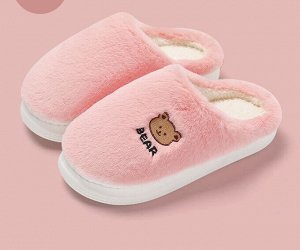 Теплые женские тапочки