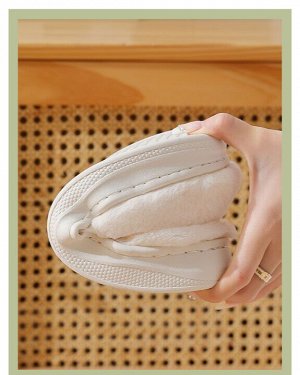 Теплые женские тапочки