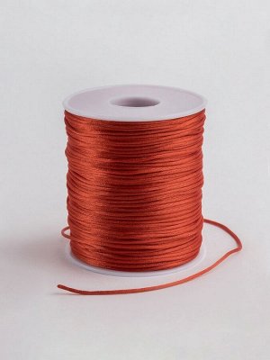 Шнур нейлоновый на бобине d=2 мм, L=100 м, красный