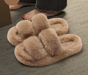 Теплые женские тапочки
