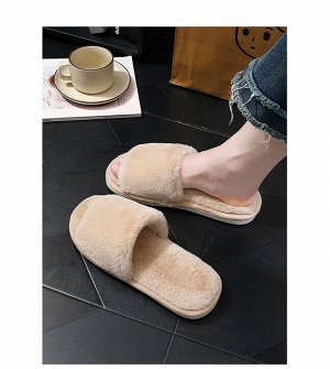 Теплые женские тапочки