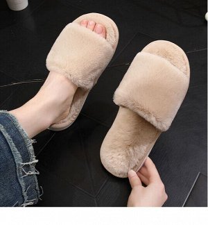 Теплые женские тапочки