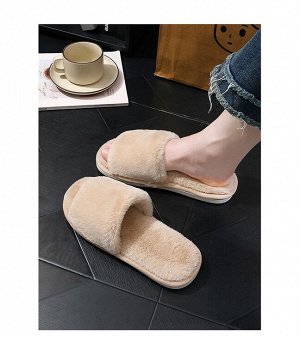 Теплые женские тапочки