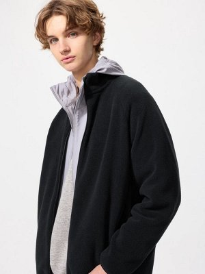 UNIQLO – тёплая флисовая куртка с высоким воротником