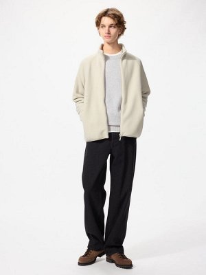UNIQLO – тёплая флисовая куртка с высоким воротником