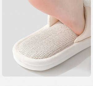 Тапочки женские с открытым носком
