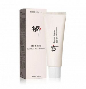Солнцезащитный крем с пробиотиками BEAUTY OF JOSEON Relief Sun SPF50+ PA++++ Rice + Probiotics 50мл 1/120