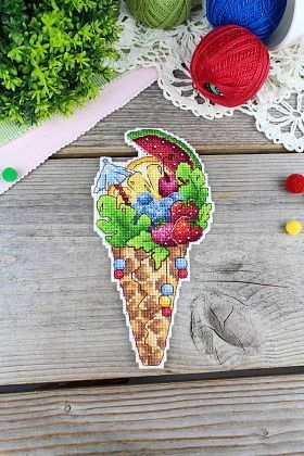 Набор для вышивания крестиком на пластиковой канве Р-1151 «Вкус лета»