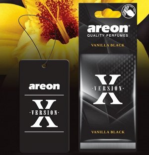 Ароматизатор AREON картон X-VERSION Ванила Блэк