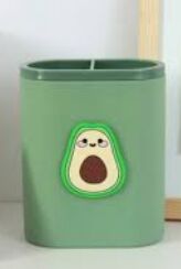 Органайзер для канцелярских принадлежностей "Happy avocado", green