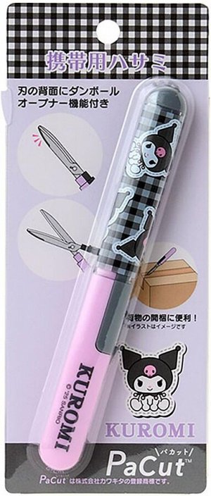 Sanrio Portable Scissors - складные ножницы в виде ручки с персонажами Sanrio