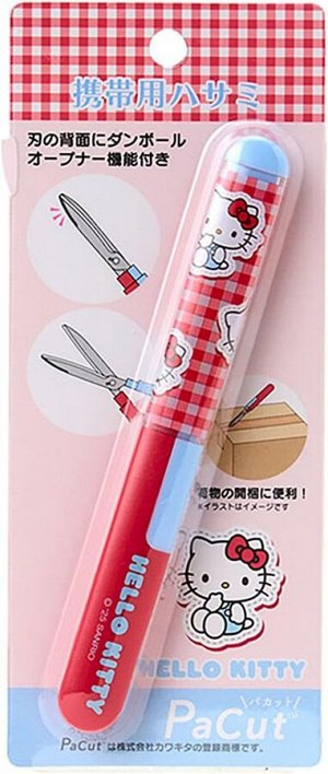 Sanrio Portable Scissors - складные ножницы в виде ручки с персонажами Sanrio