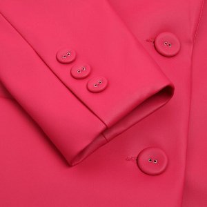 Пиджак женский (экокожа) MINAKU: Eco leather, цвет фуксия
