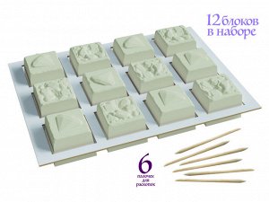 Раскопки набор "Сокровище принцессы" 12 блоков (12 колечек, 28 бриллиантов, 10 кристаллов)