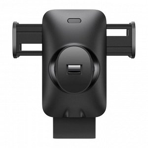 Автомобильный держатель с функцией беспроводной зарядки Baseus Wisdom Auto Alignment 15W) Black (CGZX000001)