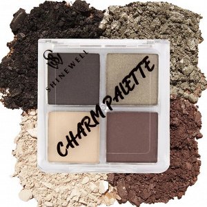 Тени для век CHARM PALETTE №01 (4 цвета) 1*6шт