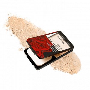 Пудра компактная POWDER ART №01 со спонжем и зеркалом SPF-15 матирующая