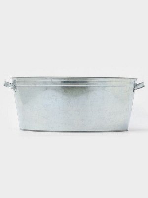 Таз для бани, круглый, оцинкованная сталь, 38 л
