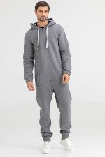 Комбинезон мужской &quot;OverSize&quot; серый меланж с начесом