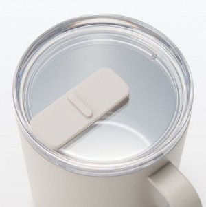 Термокружка с крышкой и мерной шкалой MUJI Insulated Mug with Lid and Measuring Scale 400 ml