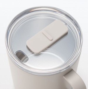 Термокружка с крышкой и мерной шкалой MUJI Insulated Mug with Lid and Measuring Scale 400 ml