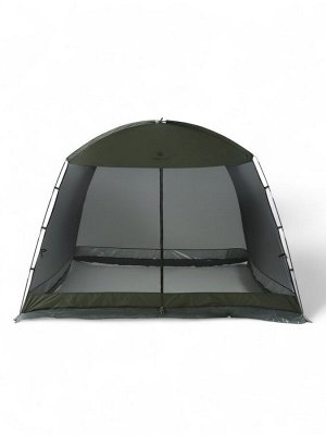 Шатёр туристический maclay, 305x305x202 см, однослойный, зелёный