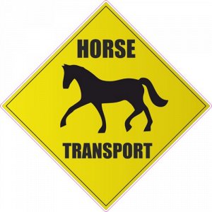 Наклейка HORSE TRANSPORT
