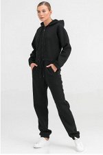 Комбинезон женский &quot;OverSize&quot; черный с начесом