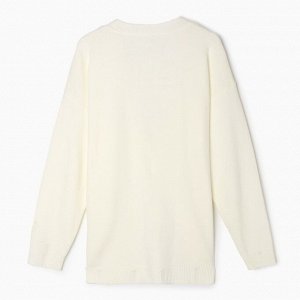 Кардиган женский MIST с карманами, молочный, onesize (44-48)