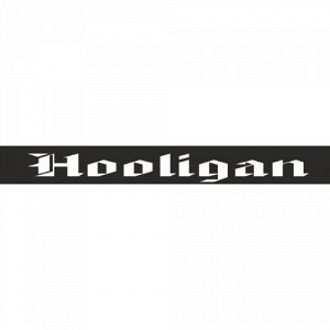 Полоса на лобовое стекло Hooligan