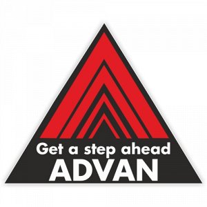 Наклейка ADVAN Get a step ahead