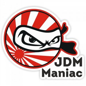 Наклейка JDM Maniac