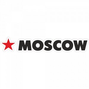 Наклейка I Love Moscow