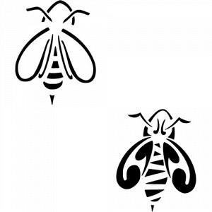 Пчелы Размеры и цвета наклеек могут быть разными, уточняйте у организатора.