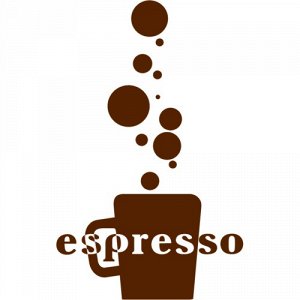 Espresso Размеры и цвета наклеек могут быть разными, уточняйте у организатора.