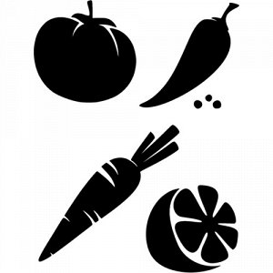Овощи Размеры и цвета наклеек могут быть разными, уточняйте у организатора.