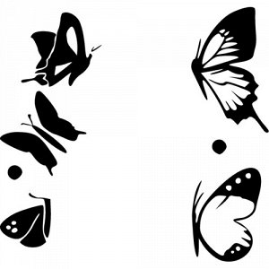 Бабочки на розетку 2