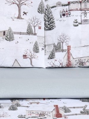 Постельное бельё 2-спальное «Этель» Winter countryside, поплин