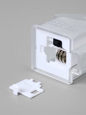 Световая фигура «Домик», 8x5 см, 1 LED, от батареек LR1130x3, свечение тёплое белое