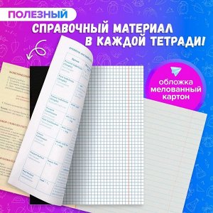 Calligrata Набор предметных тетрадей, 48 листов «Неон», 10 предметов