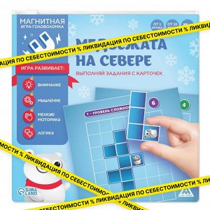 Магнитная игра «Медвежата на севере»