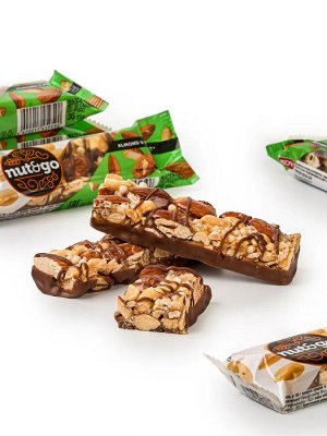 Nut&Go Батончик "Almond & peanut" Миндаль и арахисовая паста 18 шт по 36 г