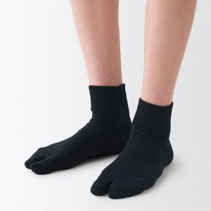 MUJI Right-Angle Soft Top Tabi Short Socks – Женские короткие носки таби с мягкой резинкой