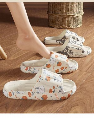 Женские сланцы с принтом