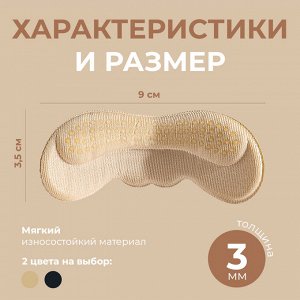 Пяткоудерживатель для обуви, запяточник, накладка на задник, 1 пара