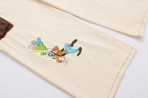 Комбинезон с брюками с вышивкой