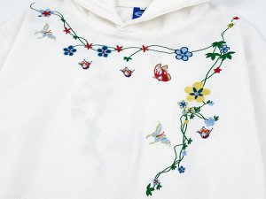 Толстовка оверсайз с принтом