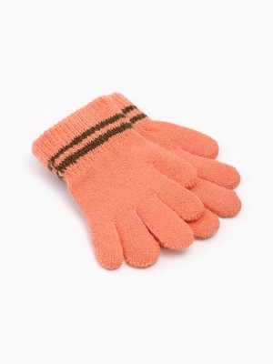 Перчатки детские MINAKU, цвет пыльно-розовый, 13 см